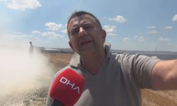 Silivri'de çöplük alanda çıkan yangın söndürüldü