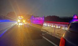 Takla atan otomobildeki sürücü hayatını kaybetti etti
