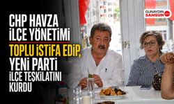 CHP Havza İlçe Yönetimi Toplu İstifa Etti