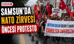 Samsun'da NATO Protestosu: NATO Türkiye İçin Tehdit