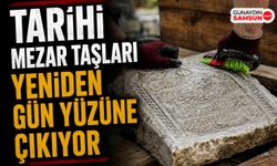Tarihi Mezar Taşları Yeniden Gün Yüzüne Çıkıyor