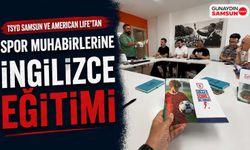 TSYD Samsun ve American Life'tan Spor Muhabirlerine İngilizce Eğitimi