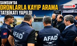 Samsun’da Dronlarla Kayıp Arama Tatbikatı Yapıldı