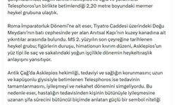 Aspendos'ta 'sağlık tanrısı' ve oğlunun heykeli bulundu