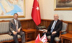 Bakan Güler, KKTC Dışişleri Bakanı Ertuğruloğlu ile görüştü