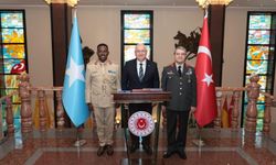 Bakan Güler, Somali Genelkurmay Başkanı Tuğgeneral Mohamud'u kabul etti