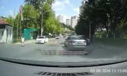 Başakşehirde yokuştan kayan aracı fark edip otomobilinden indi; kaputundan tutarak durdurdu