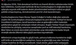 Burhanettin Duran: 10 Ağustos 2014, Türk demokrasi tarihinin en önemli dönüm noktalarından biridir