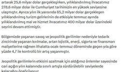 Cumhurbaşkanı Yardımcısı Yılmaz: İhracatımızı desteklemek temel önceliğimizdir
