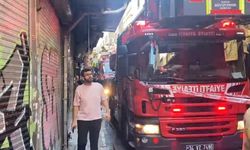 Fatih'te iş hanında çıkan yangın söndürüldü
