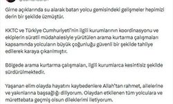 İletişim Başkanı Duran'dan Girne'de batan gemiye ilişkin açıklama