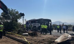 Kayseri'de yolcu otobüsü devrildi; 1 ölü, 23 yaralı