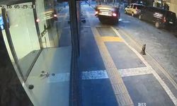 Otomobilin takla attığı kaza kamerada