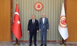 TBMM Başkanı Kurtulmuş, Yargıtay Başkanı Kerkez'i kabul etti