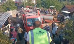 Tek katlı müstakil evde çıkan yangın söndürüldü