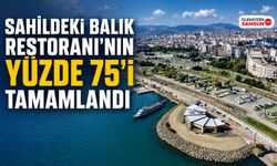 Sahildeki Balık Restoranı’nın Yüzde 75’i Tamamlandı