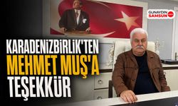 KARADENİZBİRLİK'ten Mehmet Muş'a Teşekkür