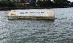 Ordu'da kıyıya vuran konteynerde inceleme