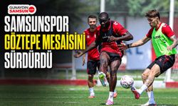 Samsunspor Göztepe Mesaisini Sürdürdü