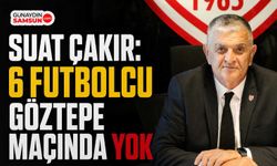 Suat Çakır: 6 Futbolcu Göztepe Maçında Yok