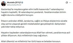 Gaziantep'te yolcu otobüsü ile otomobil çarpıştı; 7 ölü,16 yaralı (5)