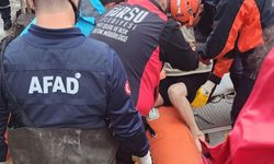 Mudanya'da sağanak su baskınına yol açtı, mahsur kalanlar kurtarıldı (2)
