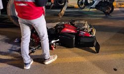 Park halindeki TIR'a çarpan motosikletin sürücüsü ağır yaralandı