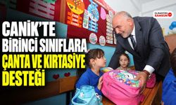 Birinci Sınıf Öğrencilerine Çanta ve Kırtasiye Hediyesi