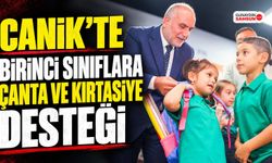 Canik’te Birinci Sınıflara Çanta ve Kırtasiye Desteği