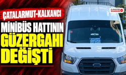 Çatalarmut-Kalkancı Minibüs Hattının Güzergahı Değişti
