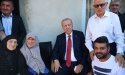 Cumhurbaşkanı Erdoğan, Rize'de komşularını ziyaret etti