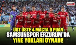 Samsunspor Erzurum’da Yine Yokları Oynadı!