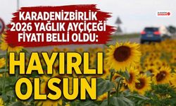 KARADENİZBİRLİK 2026 Yağlık Ayçiçeği Fiyatı Belli Oldu