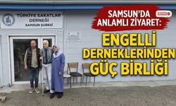 Samsun'da Engelli Derneklerinden Güç Birliği