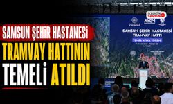 Samsun Şehir Hastanesi Tramvay Hattının Temeli Atıldı
