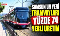 Samsun’un Yerli Tramvay Filosuna Yeni Araç