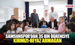 Samsunspor’dan 35 Bin Öğrenciye Kırmızı-Beyaz Armağan
