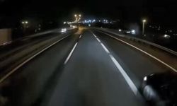 Silivri'de TIR ile otomobilin çarpıştığı kaza kamerada