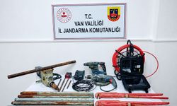 Van'da 1'inci derece sit alanında kaçak kazıya suçüstü: 2 gözaltı