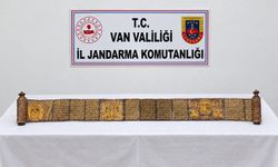 Van'da tarihi eser operasyonu