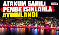 Atakum Sahili Pembe Işıklarla Aydınlandı: Meme Kanserinde Erken Teşhis Mesajı