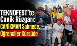 İnsansı Robot CANİKMAN TEKNOFEST'te Büyük İlgi Gördü
