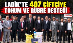 Ladik’te 407 Çiftçiye Tohum ve Gübre Desteği