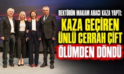 Samsun’da Rektörleri Taşıyan Makam Aracı Kaza Yaptı