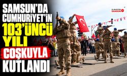 Samsun’da Cumhuriyet’in 103’üncü Yılı Coşkuyla Kutlandı