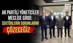 AK Partili Yöneticiler TSO Meclisine Girdi