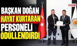 Başkan Doğan Hayat Kurtaran Personeli Ödüllendirdi