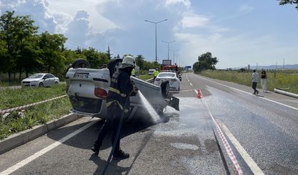 Bolu'da Trafik Kazalarında 1 Kişi Yaralandı