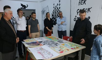 Of Bilim Sanat Merkezi Yıl Sonu Sergisi Açıldı