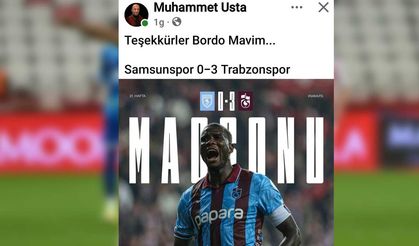 Samsun’da Müdürün Trabzonspor Paylaşımına Tepki